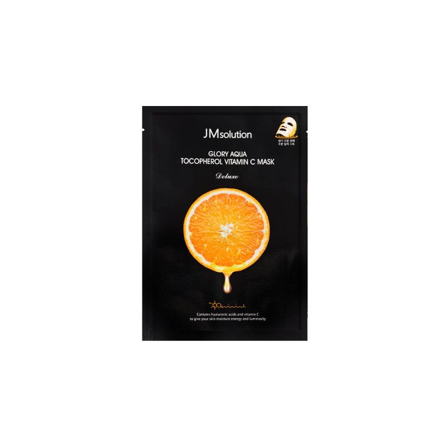 Vitamin c mask. Тканевая маска для выравнивания тона JMSOLUTION Glory Aqua Tocopherol Vitamin c Mask. [JMSOLUTION] тканевая маска с витамином с Glory Aqua Tocopherol Vitamin c Mask Deluxe 30мл*10шт. Маска тканевая JM solution регенерирующая с центеллой. Маска с витамином с JM solution Glory Aqua Tocopherol Vitamin c Mask.